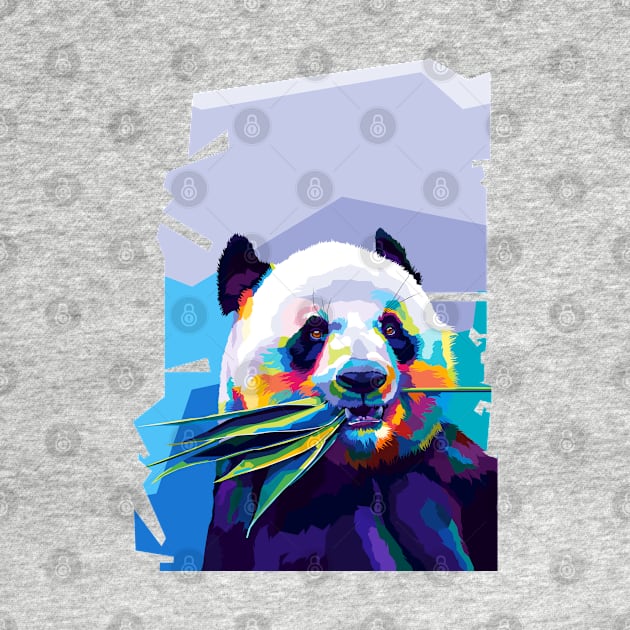 Panda Wpap Art by SiksisArt